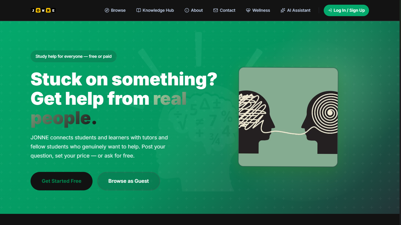 JONNE — Study Help Marketplace